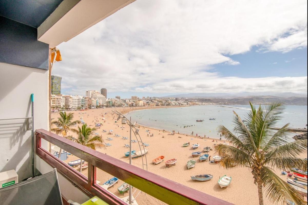 En Primera Linea De La Playa De Las Canteras Vista Al Mar Las Palmas de Gran Canaria Ngoại thất bức ảnh