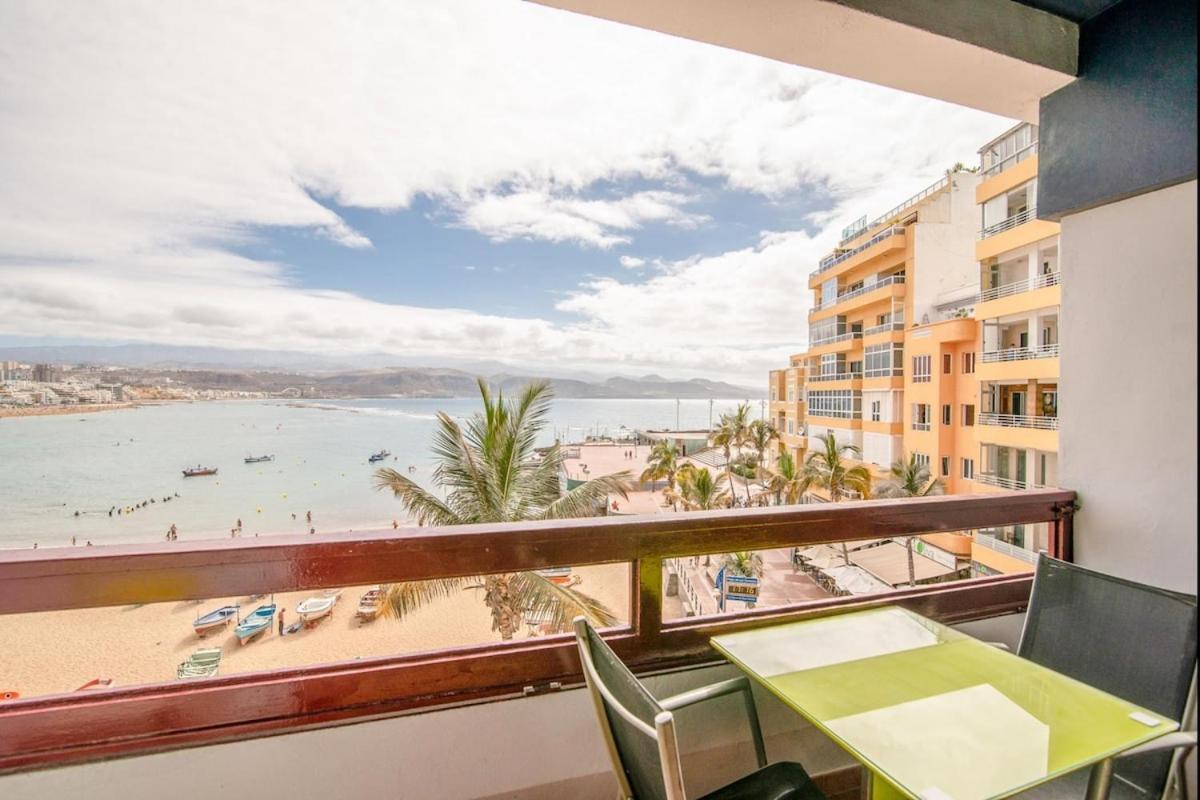 En Primera Linea De La Playa De Las Canteras Vista Al Mar Las Palmas de Gran Canaria Ngoại thất bức ảnh